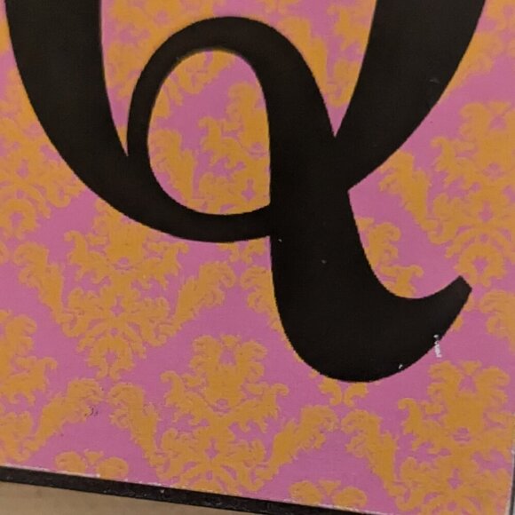 NWT Rustic Letter 'Q' Wooden Sign Farmhouse Autumn Michael's Home Wall Decor - Picture 5 of 7